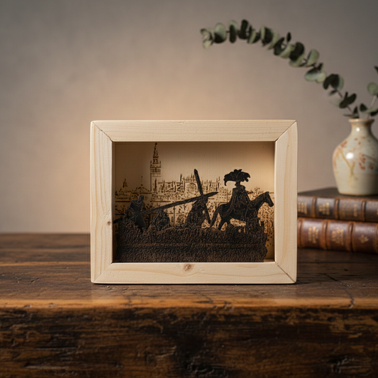 LÁMPARA MARCO DETALLE COFRADE TRES CAIDAS