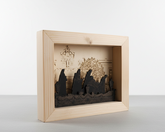 LÁMPARA MARCO DETALLE COFRADE SANTA MARTA