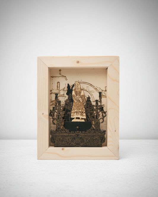 LÁMPARA MARCO DETALLE COFRADE ROSARIO DEL MAR (ALMERÍA)